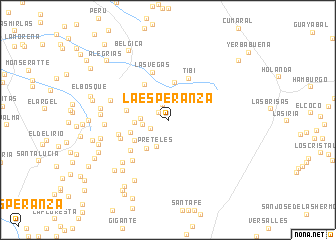 map of La Esperanza