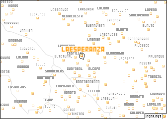 map of La Esperanza