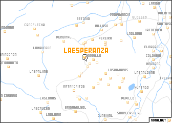 map of La Esperanza