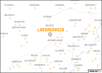 map of La Esperanza