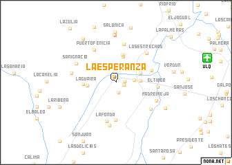 map of La Esperanza