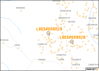 map of La Esperanza