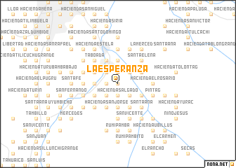 map of La Esperanza