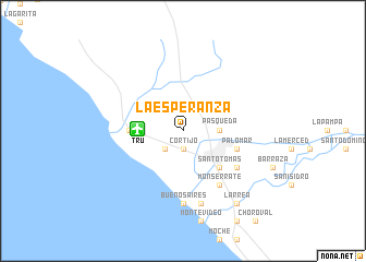 map of La Esperanza