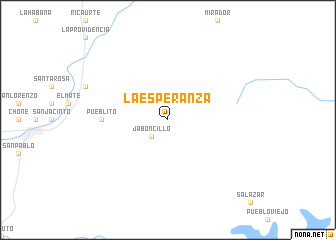 map of La Esperanza
