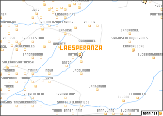 map of La Esperanza