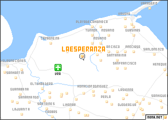 map of La Esperanza