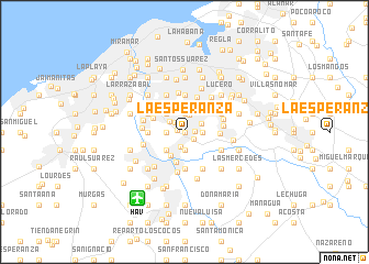 map of La Esperanza