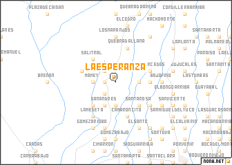 map of La Esperanza