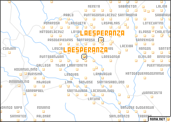 map of La Esperanza