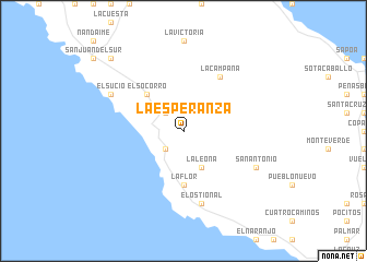 map of La Esperanza