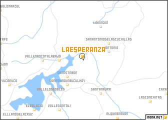 map of La Esperanza