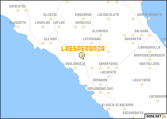 map of La Esperanza