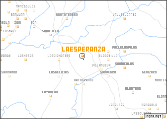 map of La Esperanza