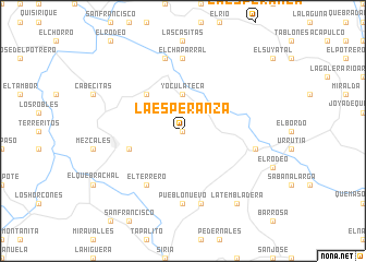 map of La Esperanza