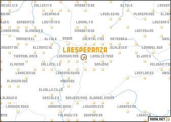 map of La Esperanza