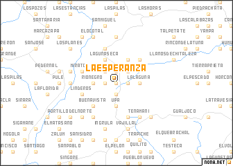 map of La Esperanza