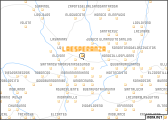 map of La Esperanza