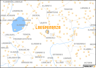 map of La Esperanza