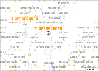 map of La Esperanza