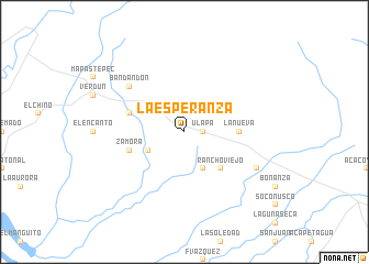 map of La Esperanza