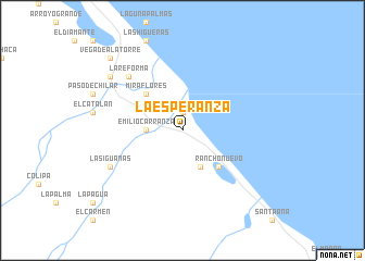 map of La Esperanza