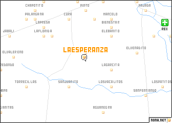 map of La Esperanza