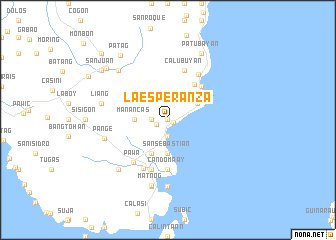 map of La Esperanza