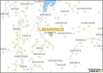 map of La Esperaza