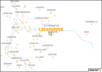 map of La Espumosa