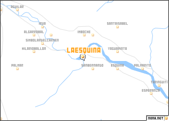 map of La Esquina