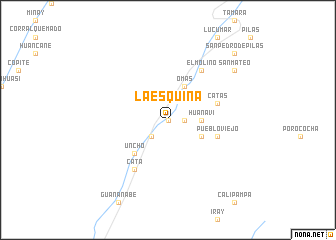 map of La Esquina