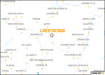 map of La Estacada
