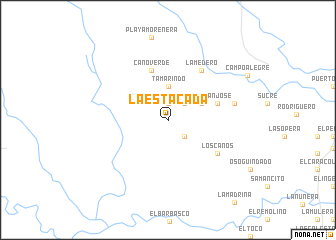 map of La Estacada