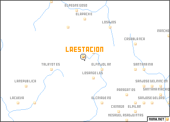 map of La Estación