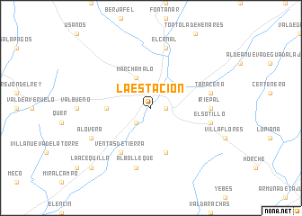 map of La Estación