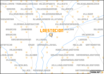 map of La Estación