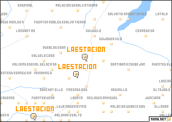 map of La Estación