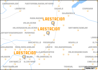 map of La Estación