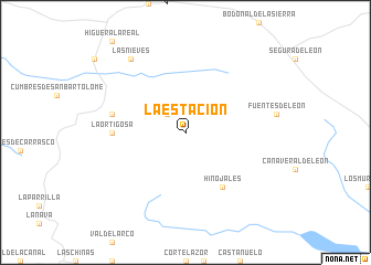 map of La Estación