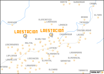 map of La Estación