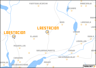 map of La Estación