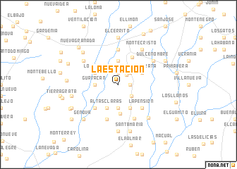 map of La Estación