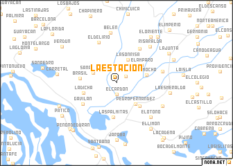 map of La Estación