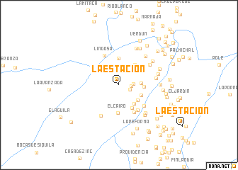 map of La Estación