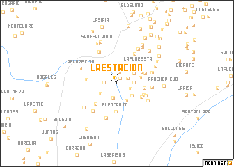 map of La Estación