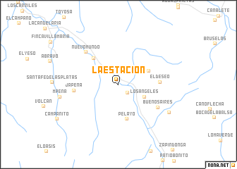 map of La Estación