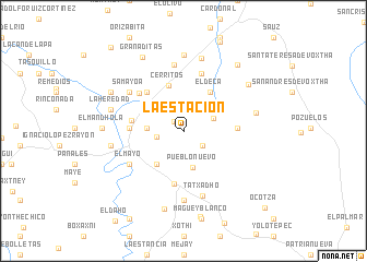 map of La Estación