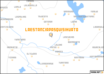 map of La Estancia Pasquisihuato