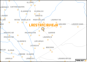 map of La Estancia Vieja